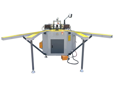 鋁門窗重型同步組角機